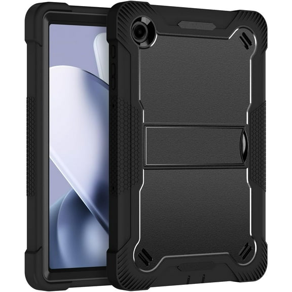 Case Compatible with T-Mobile REVVL Tab 2 2025 Tablet, 10.1 inch with Stand 360 Degrees Anti-Shock Dual Layer Case for REVVL Tab 2-Black