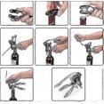 thumbnail image 3 of Rabbit Style Lever Corkscrew Wine Bottle Opener - Silver, 3 of 5
