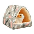 thumbnail image 5 of Colorful Winter Mini Cage Comfortable Hamster House Guinea Pig Nest Small Animal Sleeping Bed Warm Mat TYPE1-XS, 5 of 8