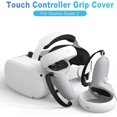 thumbnail image 6 of Controller Grip for Oculus Quest 2 Accessories Grips Cover for VR Touch Controllers Covers Protector with Non-Slip Thumb Grips 1Pair Black, 6 of 8