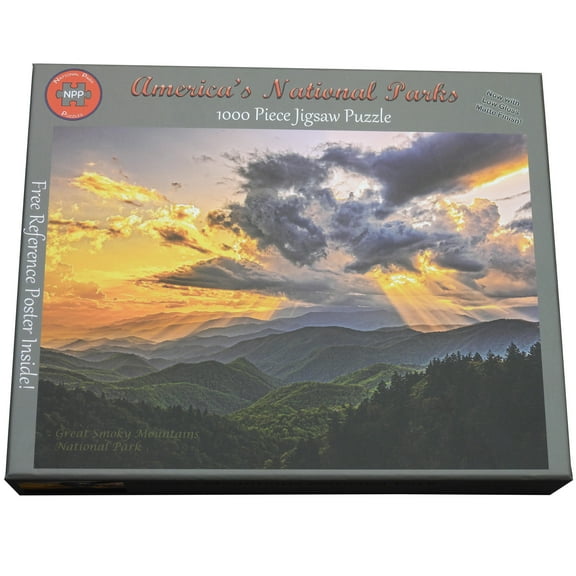Great Smoky Mountains National Park Sun Rays 1000 Piece Puzzle
