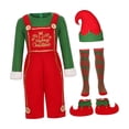 thumbnail image 3 of Disfraz de elfo navideño para niños. Los niños se disfrazan de elfo para el escenario de Mardi Gras. Para niños 120, 3 of 9