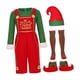 thumbnail image 3 of Disfraz de elfo navideño para niños. Los niños se disfrazan de elfo para el escenario de Mardi Gras. Para niños 120, 3 of 9