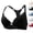 03# Black, variant on Women's Lace Racerback Front Closure Bra, Underwire Support Push Up T-Back Everyday Bra 2026 Gray 85B