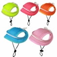 thumbnail image 5 of TELOLY 2026 New Dog Hat for Medium Dogs to Wear Puppy Bucket Hats with Ear Holes and Chin Strap Dog Visor Hat Beach Sun Protection Baseball Cap Orange Dog Hats, 5 of 7