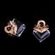 thumbnail image 3 of Colgante de Cristal Baoblaze Blanco Square Bead Pendant, 3 of 8