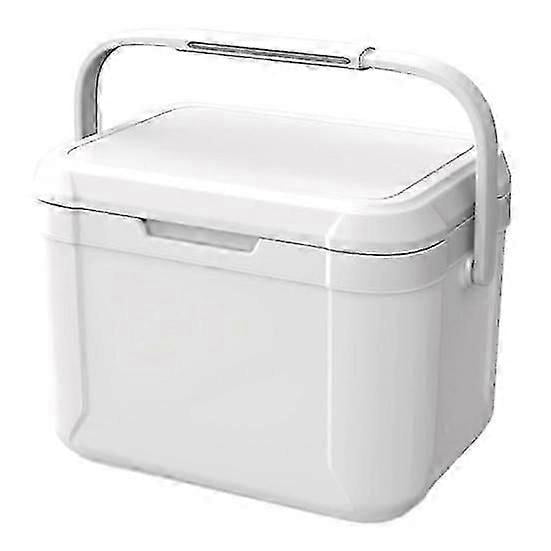 5L Camping Cooler Box with Handle Hard Ice Retention Cooler Insulated Lunch Box Multifunctional Portable Insulated Cooler for Outdoor Camping