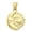 Gold 10k, variant on Solid 14k Gold Sun and Moon Pendant - Celestial Jewelry Astrology Gifts for Women