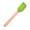 Green, variant on HWHCGZ Wooden Handle Silicone Spatula, 10.82*2.16 Inch Food Grade Heat Resistant Scraper, Flexible Rubber Spoonula Jar Scraper, Non-Stick Kitchen Baking Spatula, Blue