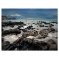 thumbnail image 2 of Rocky Bord de Mer avec Ciel Bleu sur - Grande Impression sur Toile, 2 of 3