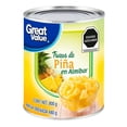 thumbnail image 1 of Piña en almíbar Great Value en trozos 800 g, 1 of 3
