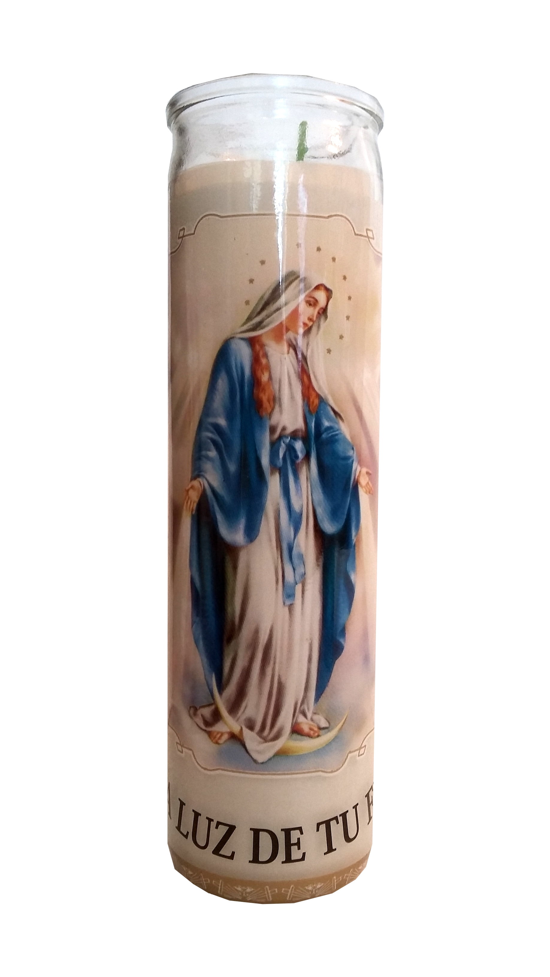 Miraculous Mary (Maria Milagrosa) Devotional Candle (La Luz de Tu Fe
