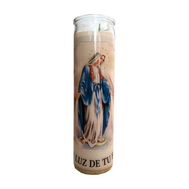 Miraculous Mary (Maria Milagrosa) Devotional Candle (La Luz de Tu Fe)