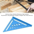 thumbnail image 4 of Regla Triangular Para Carpintería De aleación De Aluminio De 7 Pulgadas, Escala De Grabado Láser, Transportador De Alta Precisión, Para Proyectos De Renovación Del Hogar,, 4 of 7