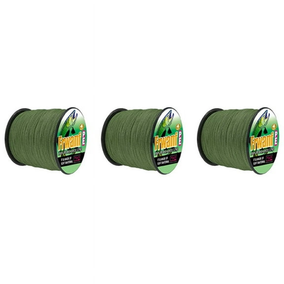 3X  PE Braided Fishing Line 4 Strand 100M Super Strong Multifilament Thread for Carp Fishing Carp Lines 12Lb 2.0
