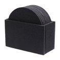 thumbnail image 4 of DEEPCRAFF 8Ud Manteles Individuales De Fieltro Negro Para Vasos Con Aislamiento Térmico, 4 of 6