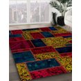 thumbnail image 2 of Ahgly Company Indoor Rectangle Abstract Dark Brown Patchwork Area Rugs, 8' x 12', 2 of 6