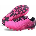 thumbnail image 1 of Vizari Botas de Fútbol USA Stealth para Terreno Firme para Niños: Calzado Deportivo Duradero y Ligero para Niños y Niñas, Rosa/negro, Talla 7.5., 1 of 6