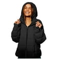 thumbnail image 2 of EOYWHK Quilted Jackets for Women Full Zipper Lightweight Padded Down Jacket Winter Outerwear with Pockets, 2 of 9