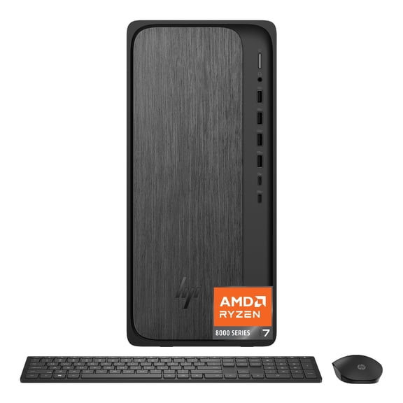 HP OmniDesk Tower ,AMD Ryzen 7 8700G,Windows 11 Home ,16GB DDR5 Memory,1TB SSD