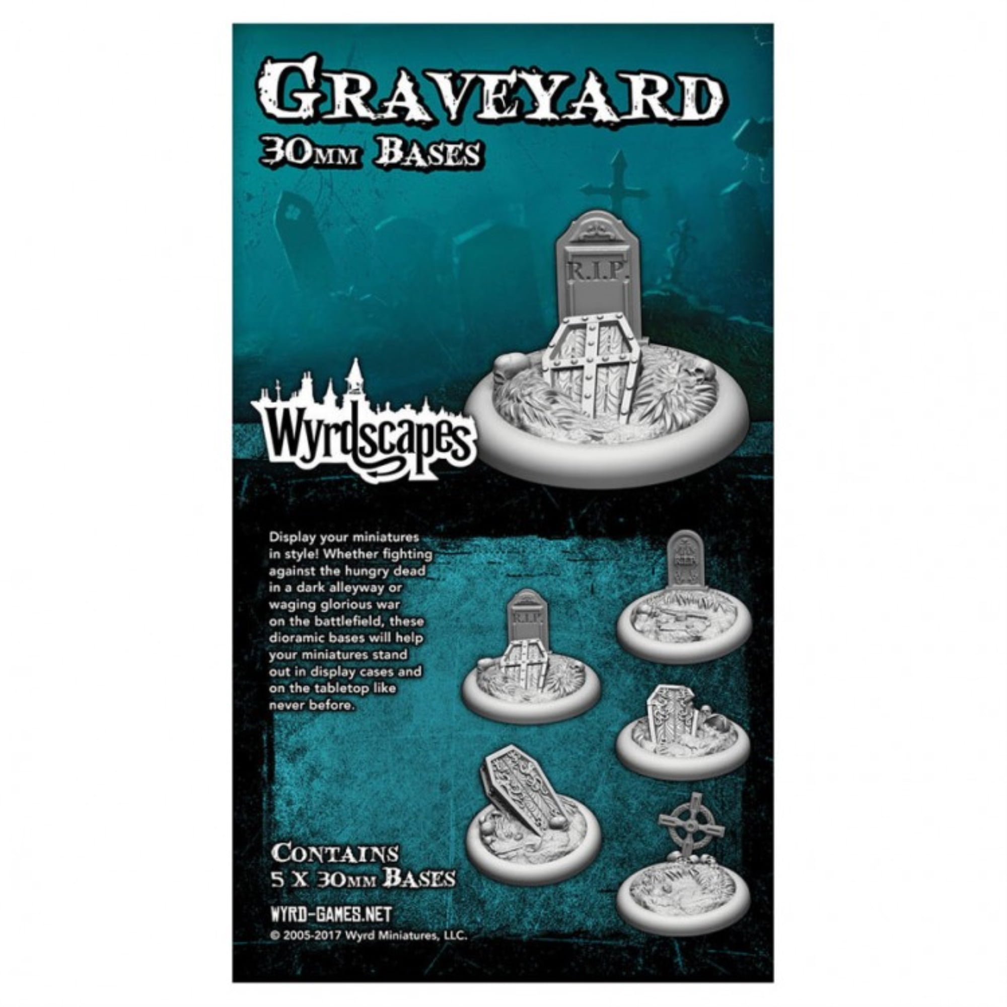 Accessories Base Inserts Graveyard Wyrd Miniatures 