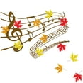 thumbnail image 2 of CafePress - Music And Autumn Leaves - Large Beach Towel, Soft 30"x60" Towel with Unique Design, 2 of 3