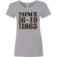 thumbnail image 3 of Inktastic Juneteenth Since 6-19-1865 Women's T-Shirt, 3 of 5
