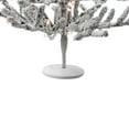 thumbnail image 5 of Northlight Pre-Lit Medium Flocked Alpine Twig Artificial Christmas Tree - 3' - Warm White Lights, 5 of 6
