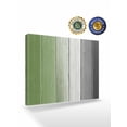 thumbnail image 2 of Sage Green Gray Ombre Wall Art for Living Room, Canvas Picture Wall Decor for Bathroom Bedroom, Vintage Country Wooden Painting Artwork for Office Kitchen Hallway Dining Room Home Decorations 12"x16", 2 of 8