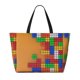 thumbnail image 2 of Disketp Colorful Building Blocks A Bolsa de Playa de Gran Capacidad, Bolso Impermeable y a Prueba de Arena para Mujer, Ideal para Playa, Piscina y Natación, 2 of 7