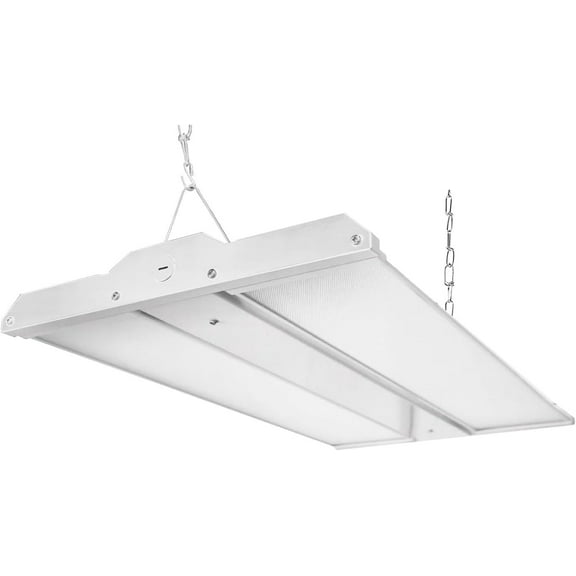 2FT LED Linear High Bay Light Beam Angle Adjustable, 220W 29700LM 120-277V 5000K 0-10V Dimming Hanging LED High Bay Shop Light, UL Listed - 1PK