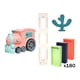thumbnail image 5 of Tren eléctrico de construcción automática, bloques de construcción, juguetes para niños pequeños rosa con 180 piezas, 5 of 9