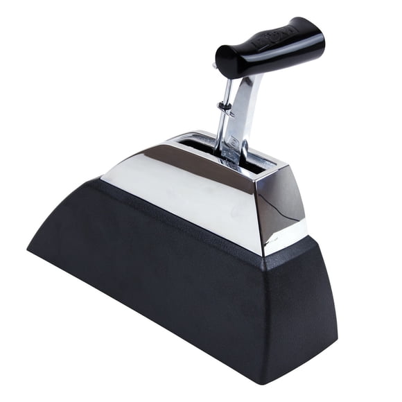 B&M Auto Trans Shifter 80681 Gated Shifter; T Handle Style Grip; Compatible With 3 Speed Forward Pattern Valve Body; Floor Mount; Front Cable Exit; With Reverse Lockout/Neutral Safety Switch