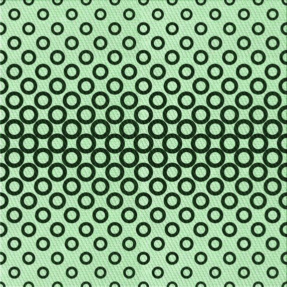 Ahgly Company Indoor Square Patterned Mint Green Area Rugs, 4' Square