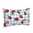 thumbnail image 2 of Balery Flowers and Lady Bugs Bedding Queen Pillow Cases - Envelope Closure - Soft Brushed Microfiber Fabric - Shrinkage and Fade Resistant Pillow Cases-14"x20", 2 of 9