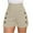 Beige, variant on aidice Summer Shorts for Women Work High Waisted Button Loose Casual Solid Color Office Dressy Shorts