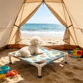 thumbnail image 6 of Elevated Pet Bed Dog Cot - Summer Breathable Sleeping Mat | Detachable Washable Structure for Cat Rest,Dog Nap, Indoor Home Leisure,20.87x18.9 Inch, 6 of 7