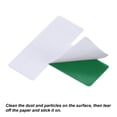 thumbnail image 4 of Uxcell 5s Location Marking Corner 2x2x0.8" 25 Pack T Shaped Floor Marker for Table, Desk, Floor, Green, 4 of 5
