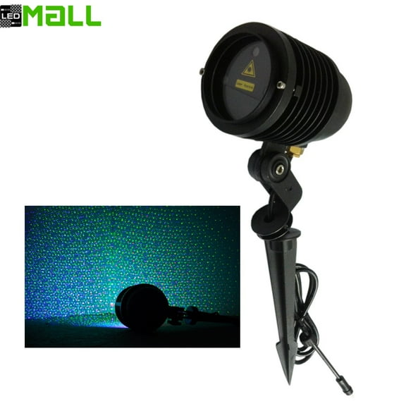 LEDMALL Remote Control RGB Laser Christmas Lights, Outdoor Garden and Landscape Lights