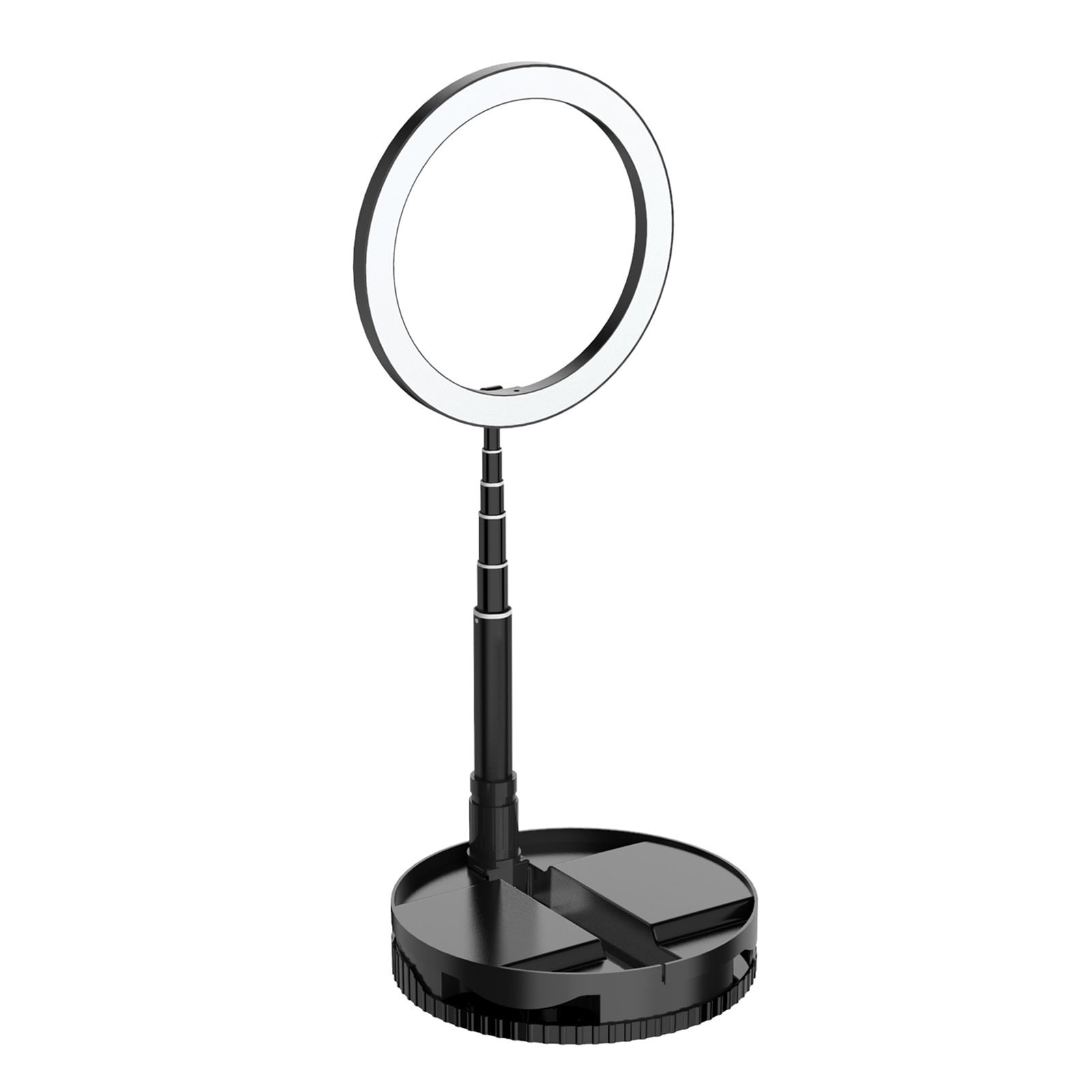 Lumière Annulaire LED Pour Smartphone Avec Stabilisateur - Portable, Réglable, Pour Selfies, Vidéos, Streaming