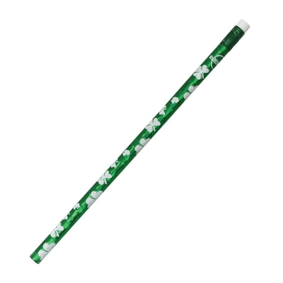 Moon Products Shamrock Glitz Pencils, 12 Per Pack, 12 Packs