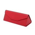 thumbnail image 1 of EIMELI Glasses Bag Foldable Waterproof Anti-knock Strong Magnet Closure Soft Large Capacity Dustproof Triangle Glasses Storage Box Daily Supply, 1 of 10