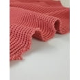 thumbnail image 3 of Minerva Chunky Cotton Sweater Knit Stretch Fabric Dark Dusky Pink - per yard, 3 of 6