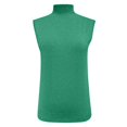 thumbnail image 5 of oqasdz Womens Sweater Half Turtleneck Vest Sleeveless Solid Color Thermal Underwear Bottoming Shirt Fall Winter Warm Casual Cozy Daily Wear, 5 of 6