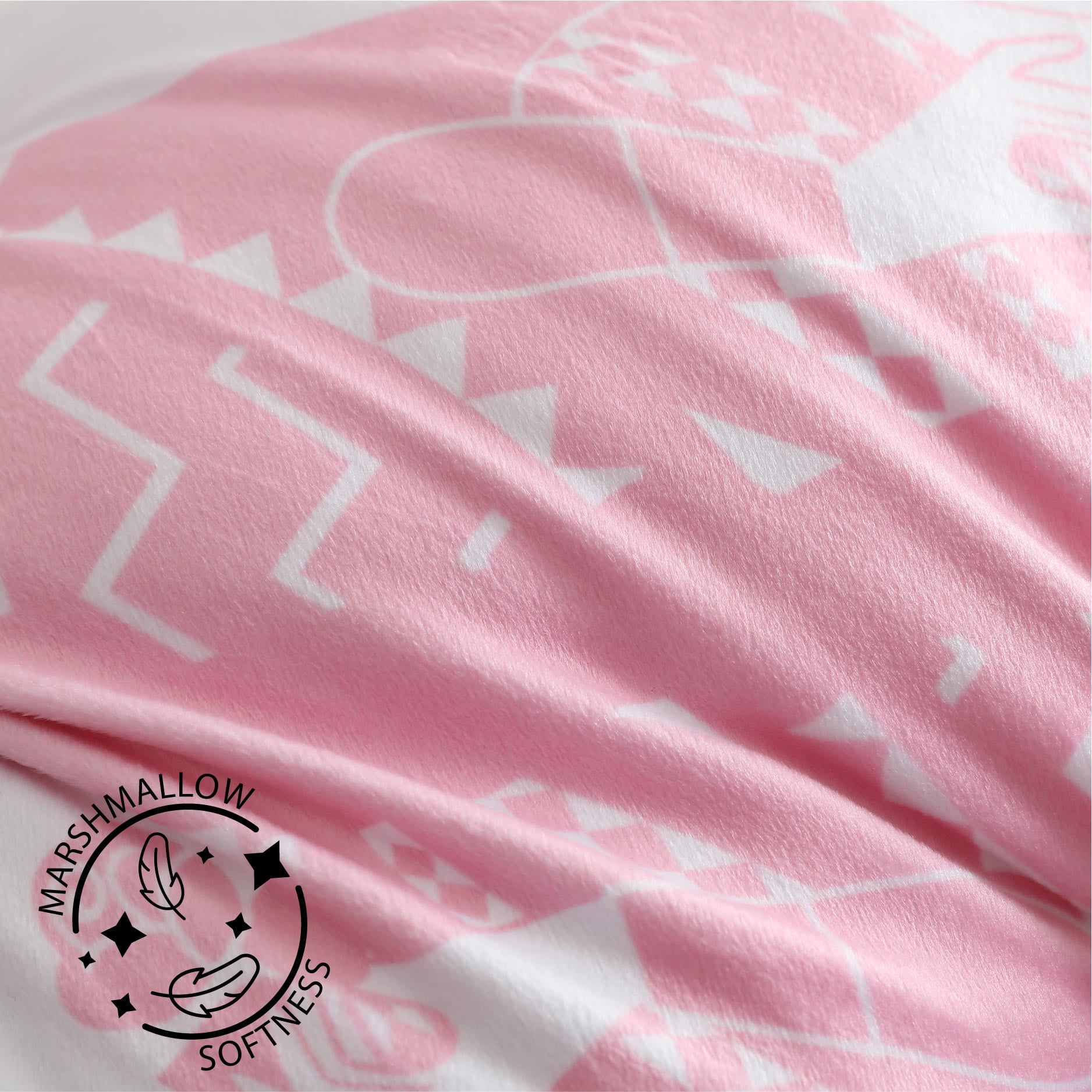 Urban Shop 18" x 14" White Smooshie Queen of Hearts Decorative Pillow, Teens and Young Adults