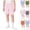 Pink, variant on DJDLJWCJ Boys Summer Shorts 5-15 Loose Fit Straight Leg Casual Shorts Lightweight Solid Comfortable Athletic Shorts, Gray 14-15 T