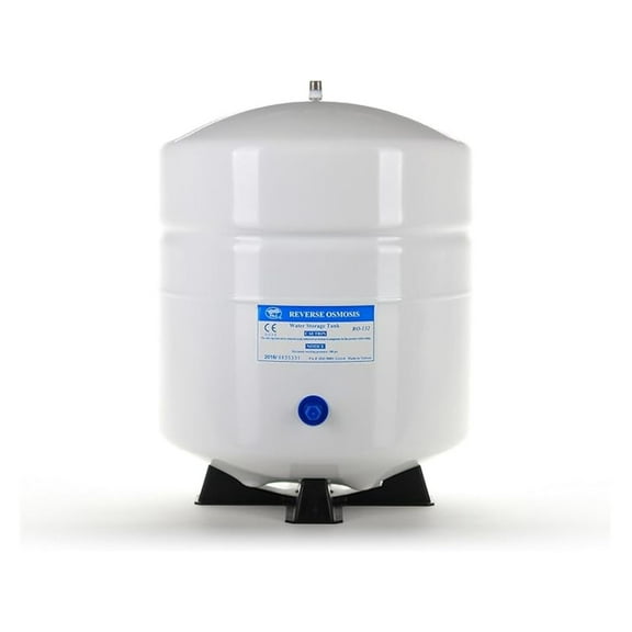 RO-132-W14 Stainless Steel 4.5 Gallon Reverse Osmosis Storage Water - White, 1/4" Port