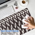 thumbnail image 4 of Long Mouse Pads for Desk,Black White Geometric Pattern Desk Mats on Top Of Desks, Desk Mouse Pad Extra Large with 3mm Non-Slip Base and Stitched Edge for Gaming,Office,Work,Home 31.5"x15.7", 4 of 6