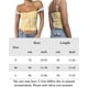 thumbnail image 2 of Conjunto de lencería Top corto a cuadros sexy, camisetas ajustadas, jersey para mujer, ropa de fiesta para discoteca Kuymtek Amarillo T M para Mujer, 2 of 6
