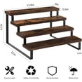 thumbnail image 4 of Wooden Display Riser Stand, Tiered Perfume and Cologne Organizer Stand, 4 Tier Spice Rack Organizer, 4 of 9